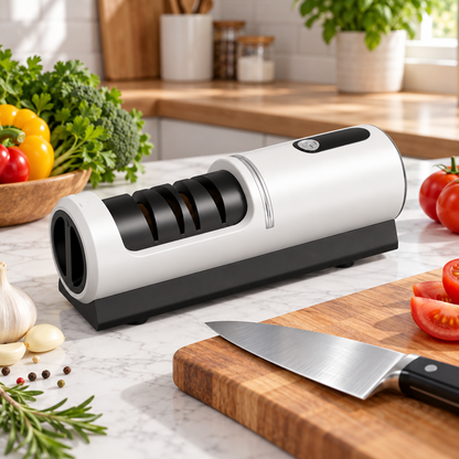 🔪 Electric Knife Sharpener | ABS Kitchen | Home-Cooks Multi-Stage Precision