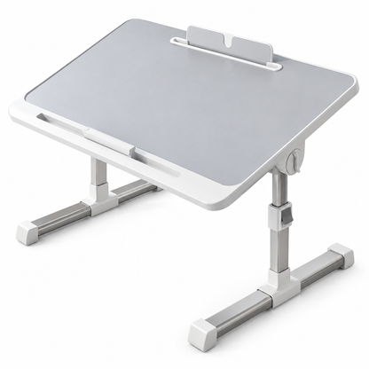🛋️ Adjustable Bed Desk | Metal Bedroom | Students Foldable Comfort