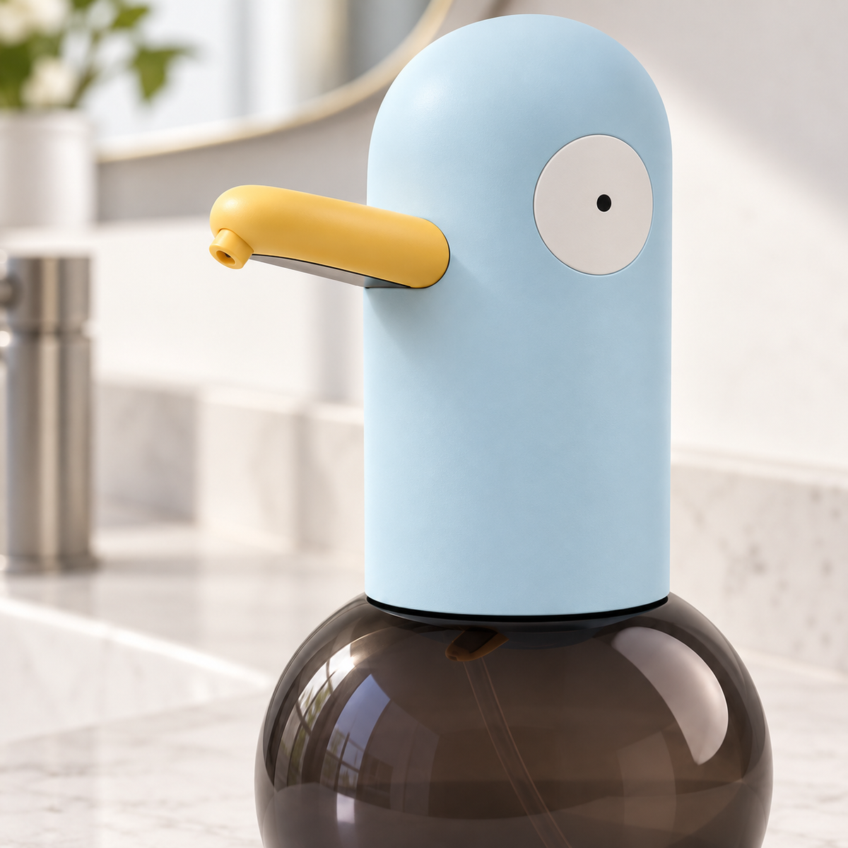 🫧 Automatic Soap Dispenser | Plastic Bathroom | Families Touchless Foam
