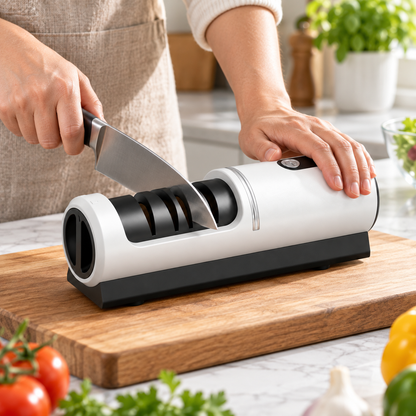 🔪 Electric Knife Sharpener | ABS Kitchen | Home-Cooks Multi-Stage Precision