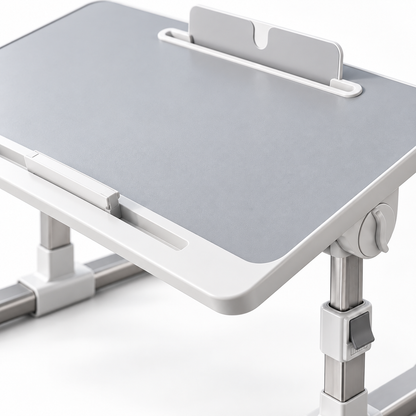 🛋️ Adjustable Bed Desk | Metal Bedroom | Students Foldable Comfort