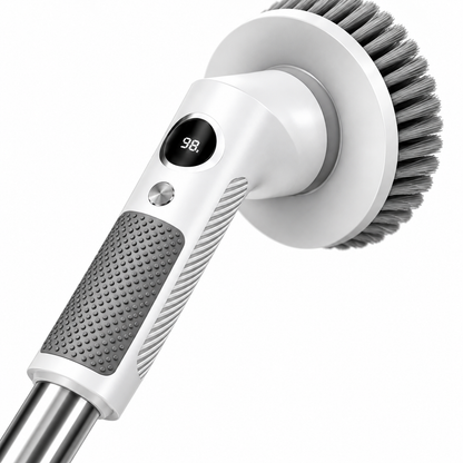 🧼 Electric Scrubber | ABS Steel Bathroom | Families Extendable Cleaning