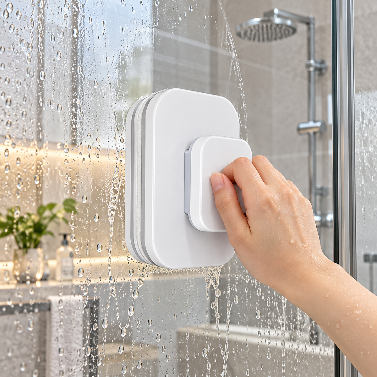 🪟 Magnetic Window Cleaner | ABS Household | Families Double-Sided Cleaning