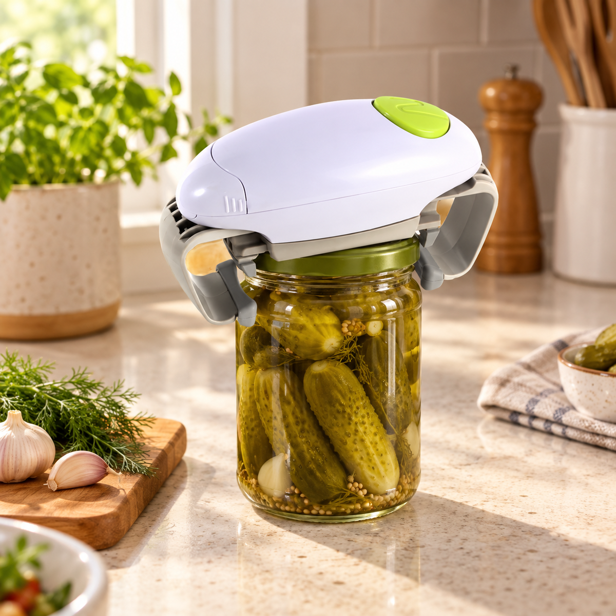 🥫 Electric Can Opener | Plastic Kitchen | Families Hands-Free Convenience