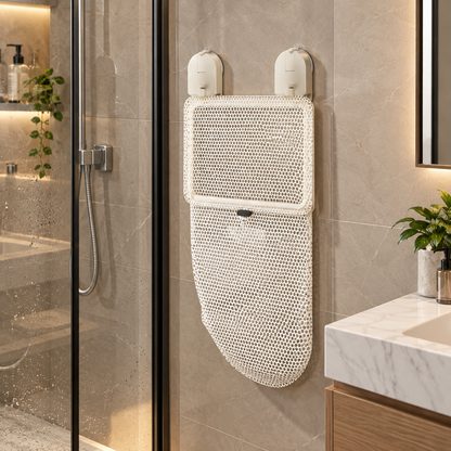 🧺 Laundry Hamper | Mesh Bathroom Wall | Families Foldable Suction